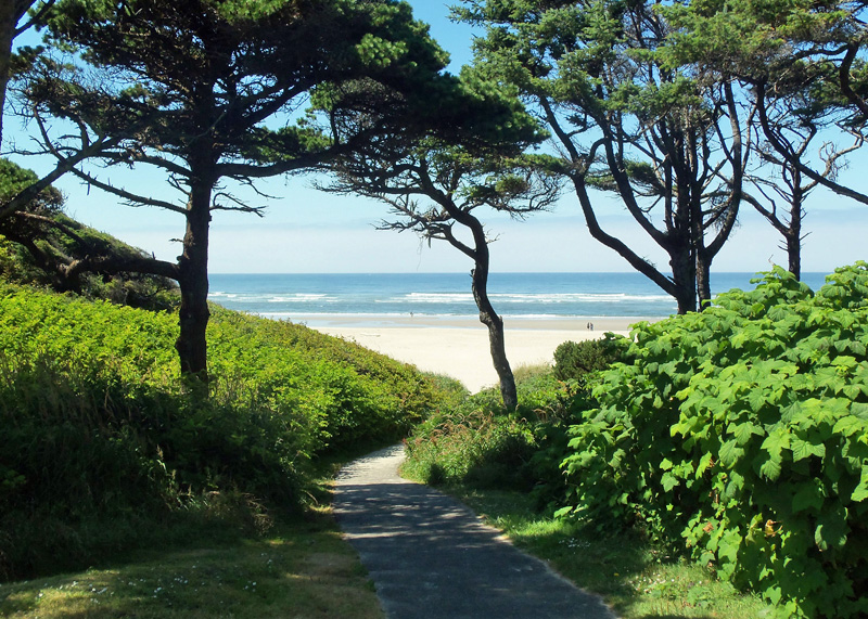 Governor Patterson State Park Entrance - Near Waldport, Oregon