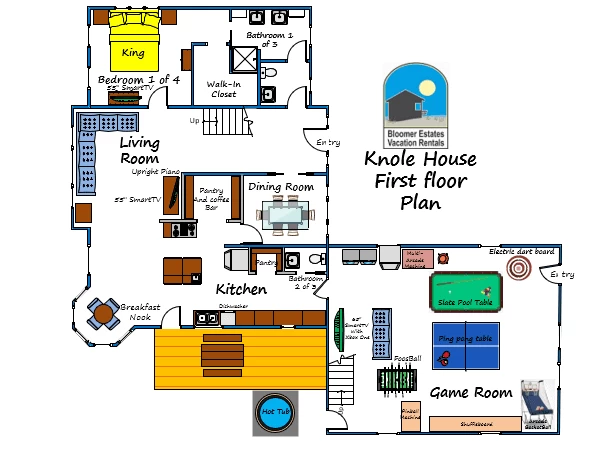 Knole House - Large Groups, Hot Tub, Game Room — photo 5
