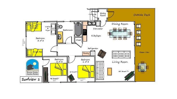 Surfview 1 & 3 - Large Groups, Hot Tub, Game Room — photo 5