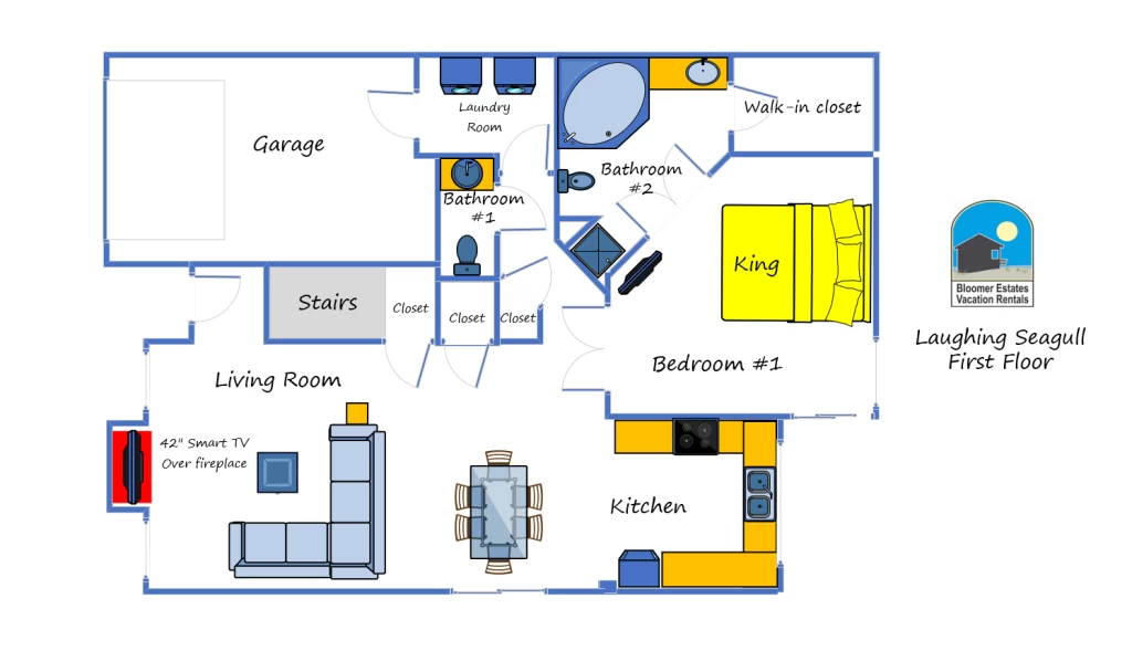 Laughing Seagull - 2 BR + Kids Sleeping Loft — photo 4
